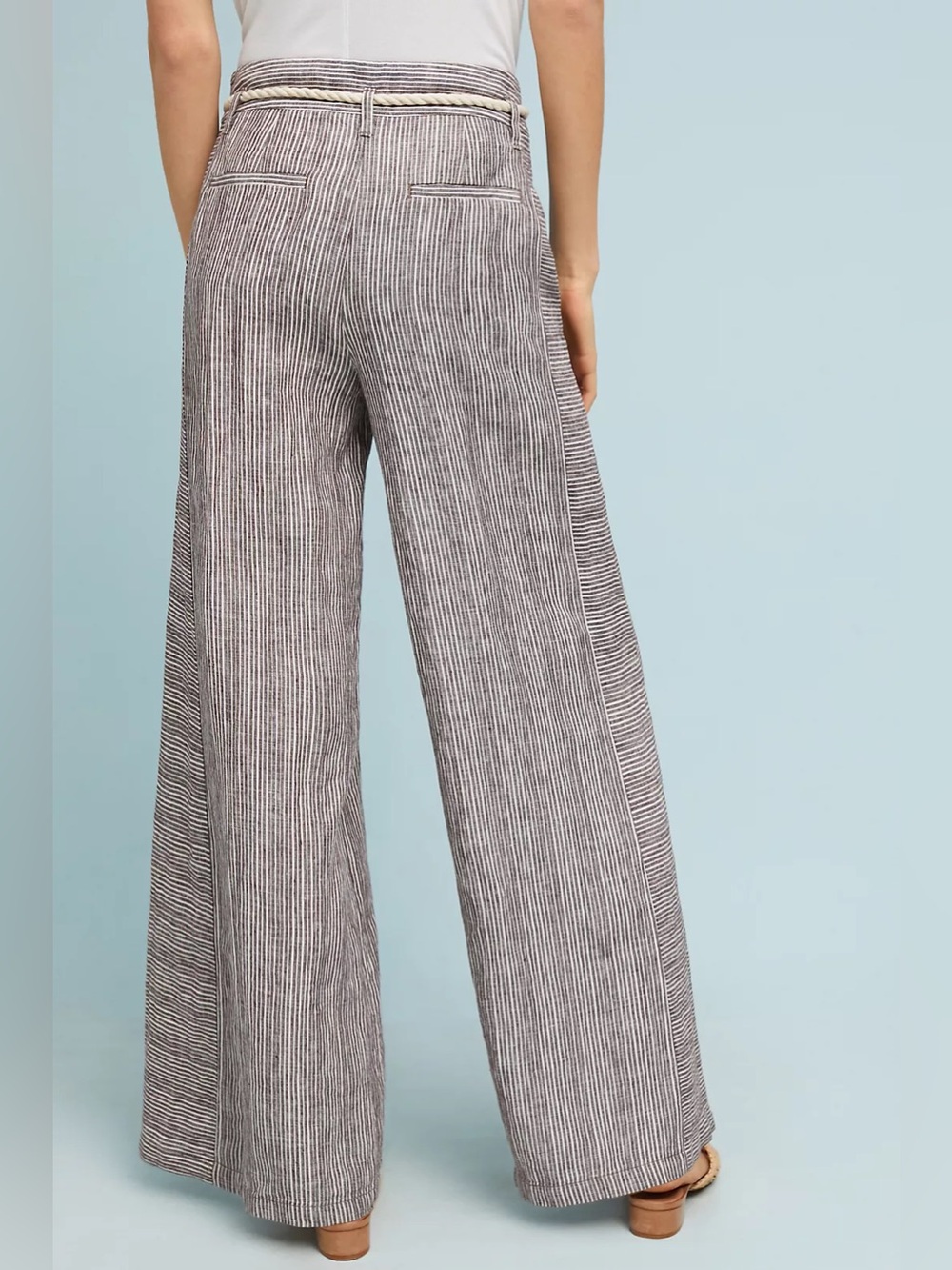 Anthropologie ett:twa Striped Linen Pant - Picture 4 of 12